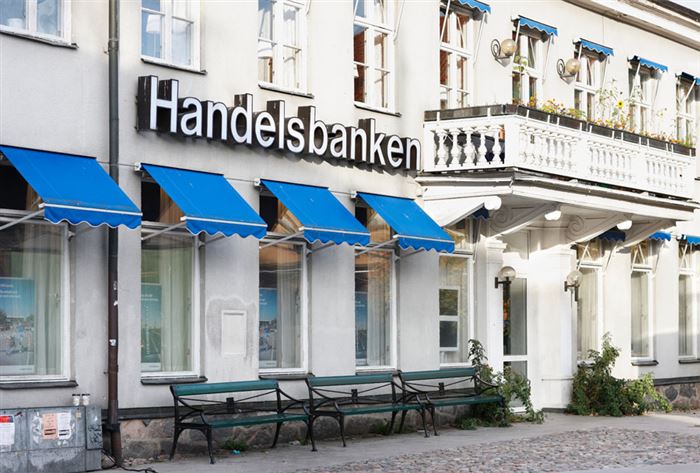 Outside a Handelsbanken branch office